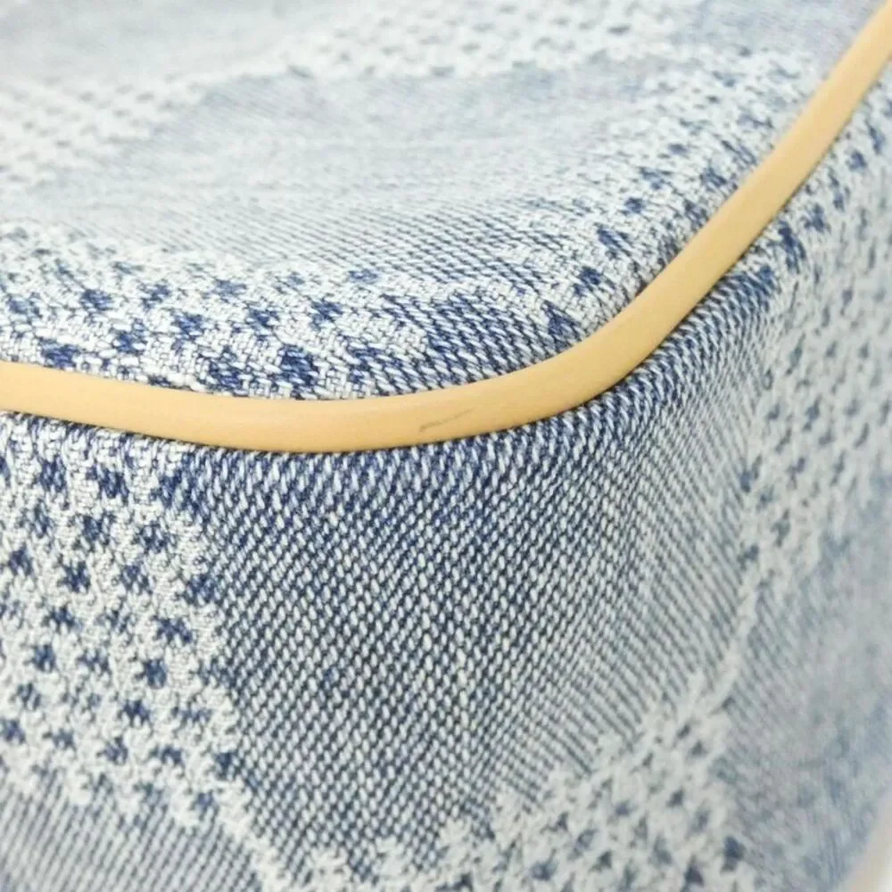 Louis Vuitton Damier Denim 3D Chess Cotton Canvas Shoulder Bag